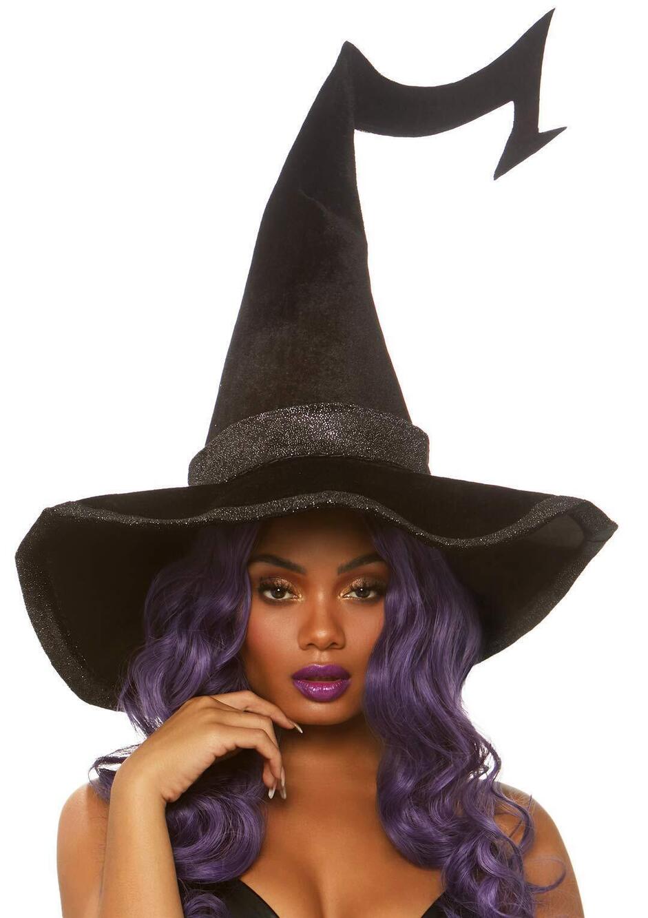 3674 Adult Sized Costumes, Velvet Witch Black, One Size US